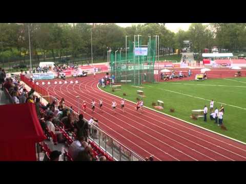 Młodzieżowe Mistrzostwa Polski Inowrocław 100 m M (PK) - Bieg 1