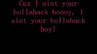 Hollaback Boy lyrics