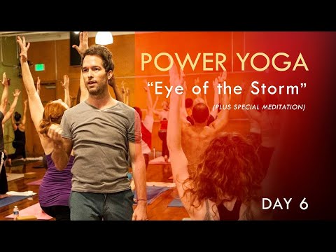 Power Yoga "Eye of the Storm" 90min  and the "Pause" Meditation l Day 6 - Digital Yoga Retreat