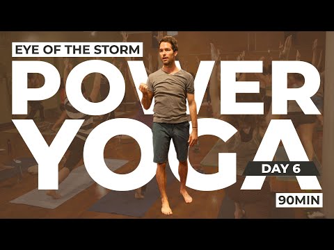 2HR LIVE Power Yoga 'Eye of the Storm' + 'Pause' Meditation l At Home Retreat - Day 6