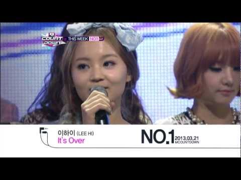 엠카운트다운 - Mcountdown This Week #1 - 이하이 LEE HI "It's Over" (2013.3.21)