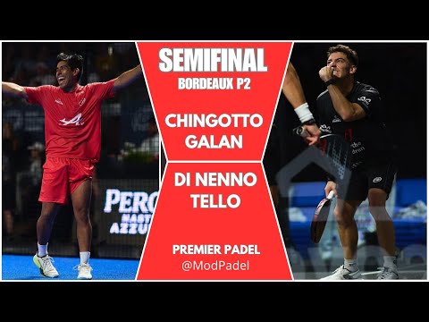 TENSION Y PARTIDAZO DE SEMI 😳🔥| Galan - Chingotto vs Tello - Di Nenno  #padel #highlights