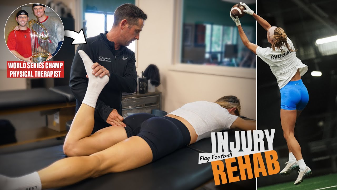 World Series Champion PT Treats My Hamstring Strain | Flag Football Injury Rehab