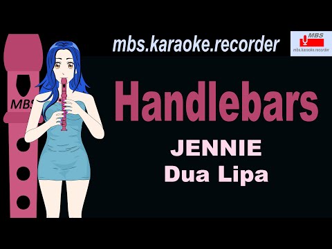 Handlebars - JENNIE, Dua Lipa Flute Recorder Tutorial / How To Play