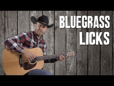 Bluegrass Licks Improvising Guitar Course - Lesson 3 - Intermediate Bluegrass Flatpicking Key of G