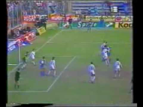Gol de Giuntini a Cruzeiro (Boca 2-Cruzeiro 1 31-05-92)