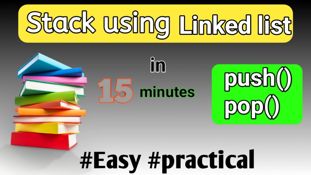 Stack Implementation Using Linked-list | #coding @coding_journey033