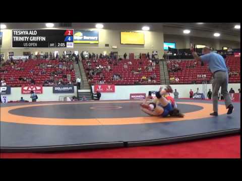 58 kg QF - Teshya Alo (TMWC) vs Trinity Griffin (Sunkist Kids)