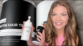Tripeptide-Infused Hair Growth Biotin Shampoo And Conditioner Set