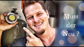 Ist der Gasdruckminderer defekt - Erkennen und wechseln