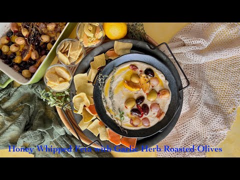 Honey Whipped Feta Garlic Herb Olives | Easy Cooking | Home Recipes | LoveBites
