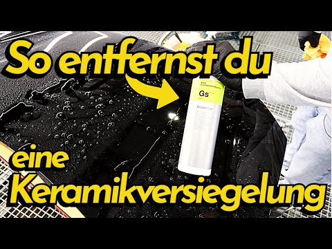 How to remove a ceramic sealant