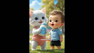 Download lagu Cute meowing cat and cute singing baby #ifyoulikeit #cutecat #cat #cutebaby #viralvideo mp3