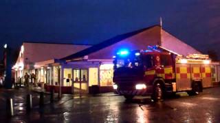 preview picture of video 'Volunteer Fire Department Moto Service Station Kinross Scotland October 19th'