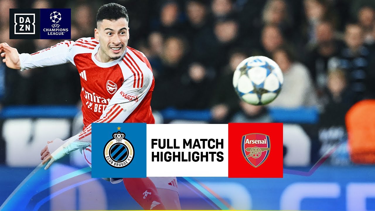 Club Brugge vs Arsenal | UEFA Champions League Highlights | Matchday 6 | 2025-2026