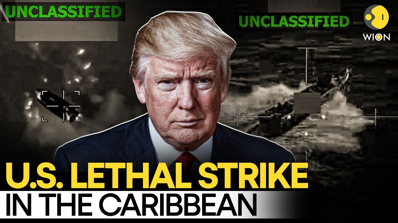 US Military BLOWS Up “Drug Boat” in the Carribean — Three Dead | WION Originals