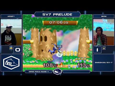 SV7 Prelude Melee Singles - Krispy (Sheik) vs Bean (Marth/Fox) - Swiss Pools R4
