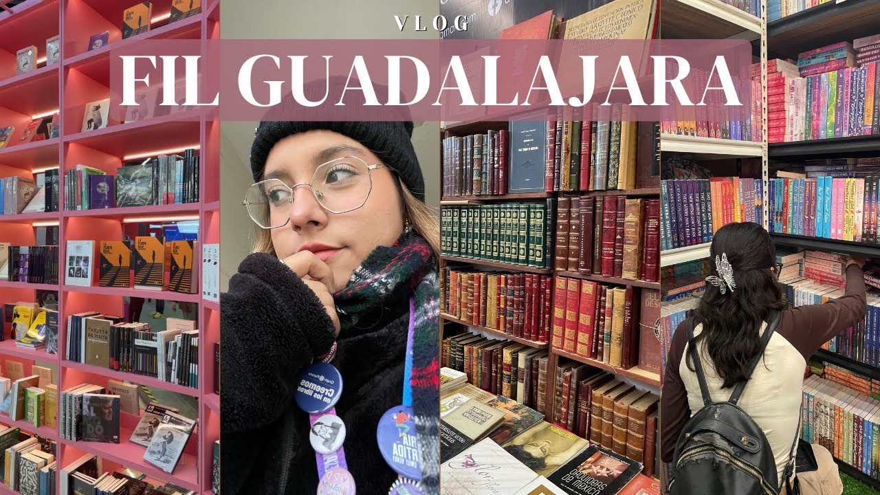sobreviví a 9 días de FIL GUADALAJARA | vlog 2024 📚🤩🩷