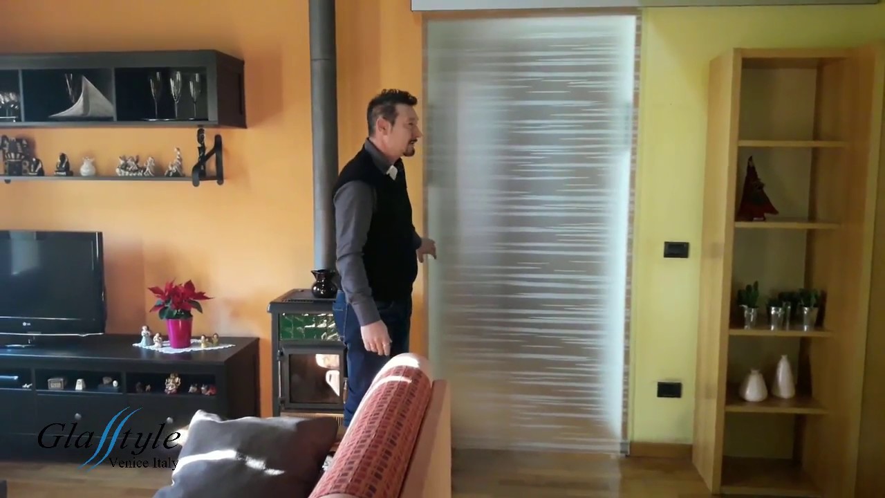 BELLA E SEMPLICE !!! Porta scorrevole in vetro modello Karen