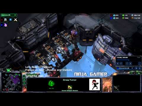 Epic Starcraft 2 Legacy of the Void Match!  Protoss vs Zerg, Phoenix & Stalker Archon Mode Battle!