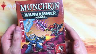 Munchkin Warhammer Grundset unboxing (deutsch)