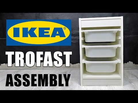 IKEA TROFAST Frame + Storage Box Unboxing & Assembly - 505.160.63
