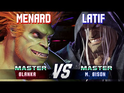 SF6 ▰ MENARD (Blanka) vs LATIF (M.Bison) ▰ High Level Gameplay