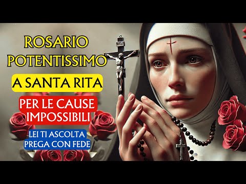 📿ROSARIO POTENTISSIMO A SANTA RITA|Per le cause impossibili e i momenti di grande prova🙏