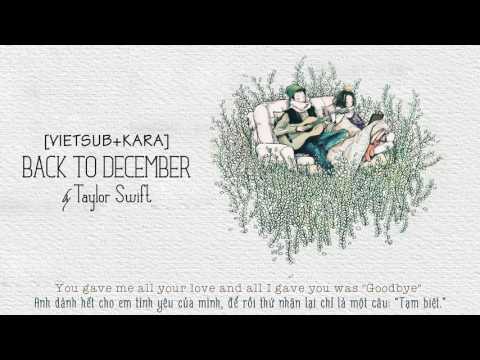 BACK TO DECEMBER - TAYLOR SWIFT | LYRICS + VIETSUB + KARA