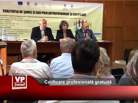Calificare profesională gratuită