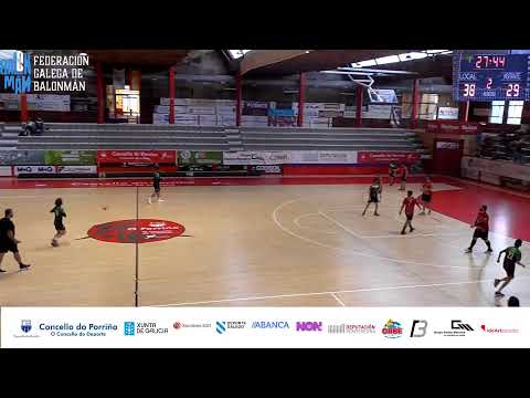 Cadete Masculino. Liga Ouro. G:A. J:5. Balonmano Porriño - U.b.  Lavadores Vigo