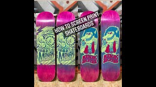 How I Print Professional Skateboard Graphics in My Garage