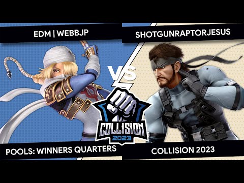 Collision 2023 - WebbJP (Sheik) VS ShotgunRaptorJesus (Snake) - Pools - Winners Quarters