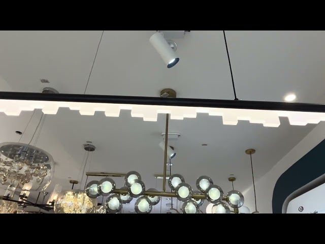 ثريا معلقة LED متعرج
