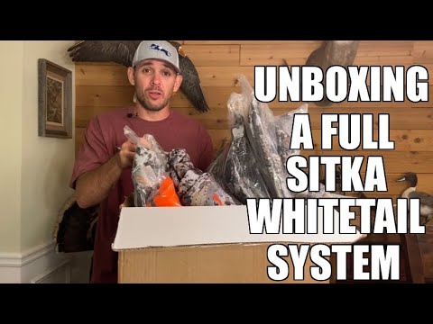 Unboxing a full Sitka Whitetail System