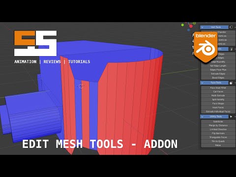 Trying out Blender? make sure you enable edit mesh tools