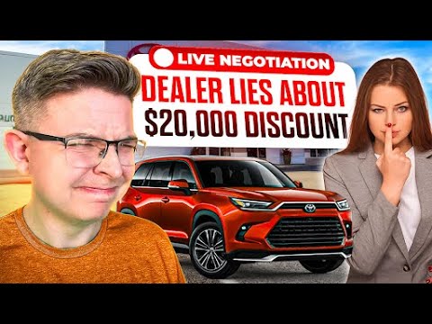 SHADY Dealer LIES About $20,000 Discount!?!? | Live Car Negotiations