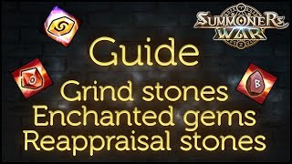 SUMMONERS WAR: Guide zu Enchanted gems, Grind-/ Reappraisal stones (German / Deutsch)