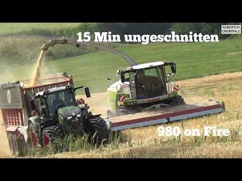 15 Min GPS-Wahnsinn - 980 on Fire#10 - Domai MPD 612 - Fendt Vario 939- GPS häckseln mit LU Spitzner