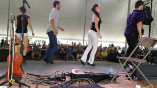 The Fitzgerald's & Kyle Waymouth stepping it out at the Cleveland Irish Festival  USA 2017
