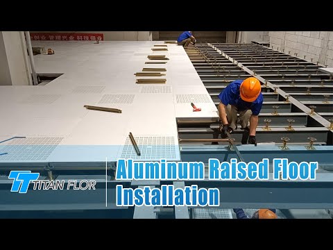 Aluminum Raised Floor System Installation -- Titanflor