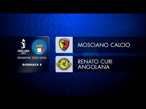 Abruzzo Excellence | Matchday 8: Mosciano - Renato Curi Angolana (1-1)