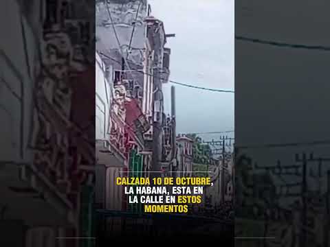 #AHORA | La Calzada de 10 de Octubre, en La Habana, habría sido cerrada tras una protesta #cuba