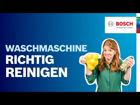 Einfach Waschmaschine reinigen: So bleibt deine Maschine hygienisch | Bosch Wäschepflege Hilfe