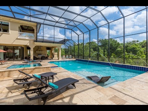 10,000 sq ft, 9 Bed Luxury Villa with Private Screened Pool, Theater, Gym, Sauna & 2 Game Rooms