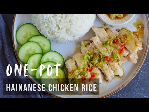 One-Pot Hainanese Chicken Rice | 海南鸡饭