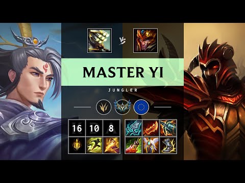 Master Yi Jungle vs Jarvan IV - EUW Challenger Patch 25.12