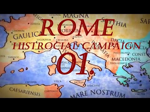Total War Rome II : Rome DEI Historcial Campaign - part 1 - The frist punic war