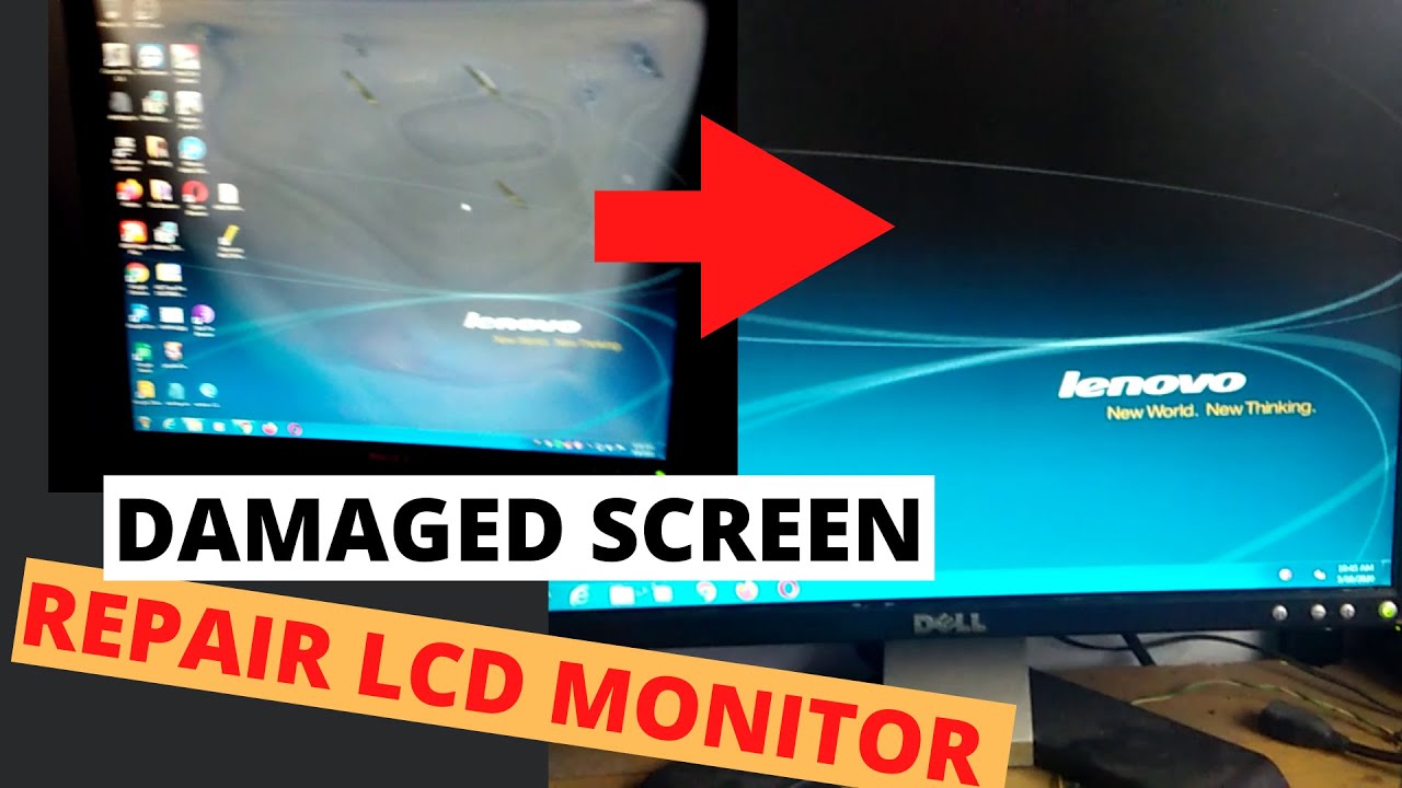 Repair LCD monitor Screen Change Polarizer Layer | Perfect no bubbles left