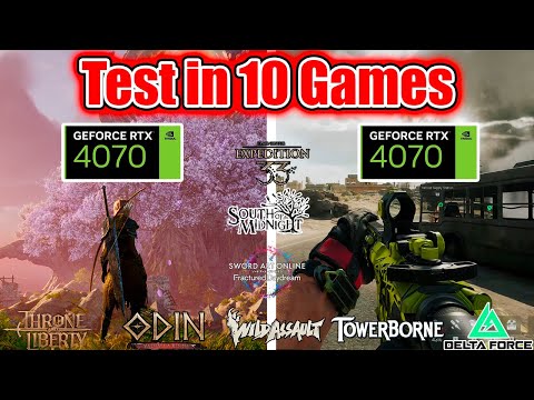GeForce RTX 4070 12GB Test in 10 Games | Ultra Settings [2025]